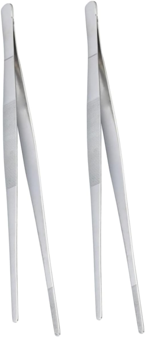Cooking Tongs 1Pcs Tong Barbecue Tweezers BBQ Scissor Tongs Chef Tweezers Grill Tongs Steak(1pcs)