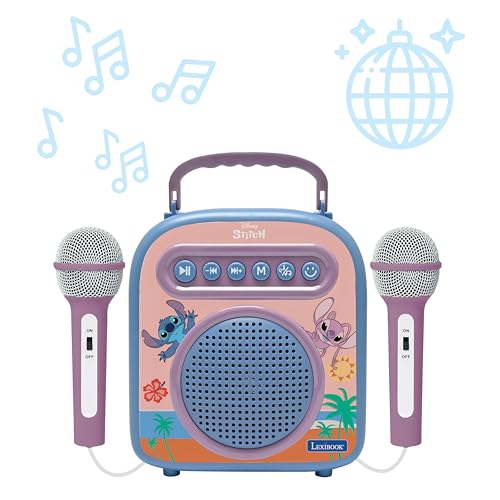 Altavoz Bluetooth Stitch con dos micrófonos infantiles Lexibook BTC050D azul 2