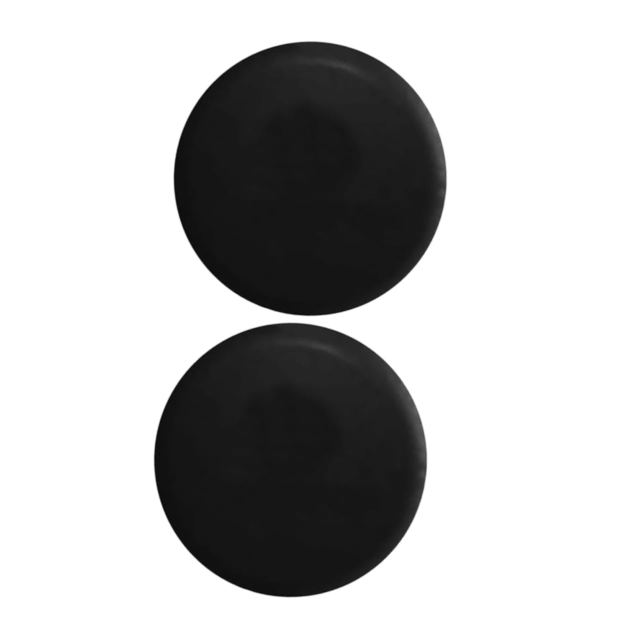 Cubierta de Neumático de Repuesto 2 Piezas PVC Negro para Remolque
