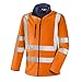 Produktbild teXXor 4104-XXL Warnschutz-Softshell-Jacke Niagara, Warnorange, Größe XXL