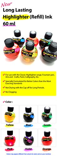New Highlighter Refill Ink, Fountain Pen, Arts and Crafts, Paint, Ink(Pink)