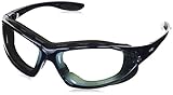 Uvex S0624X Seismic Safety Eyewear, Metallic Blue Frame, SCT-Reflect 50 Uvextra Anti-Fog Lens/Headband