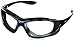 Uvex S0624X Seismic Safety Eyewear, Metallic Blue Frame, SCT-Reflect 50 Uvextra Anti-Fog Lens/Headband