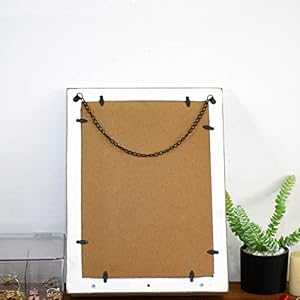 Funerom 11.8 x 15.8 inch Vintage Wood Farmhouse Wall Mirror Hanging Wall Mirror for Living Room or Bathroom Vanity White Funerom 118 x 158 inch Vintage Wood Farmhouse Wall Mirror Hanging Wall Mirror for Living Room or Bathroom Vanity White