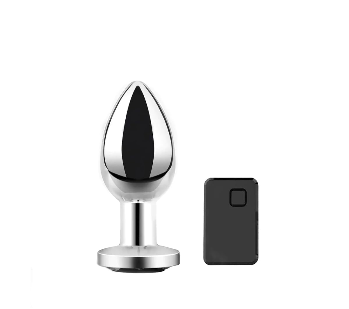 Vibrating Metal Backdoor Plug with Remote Control VT15916