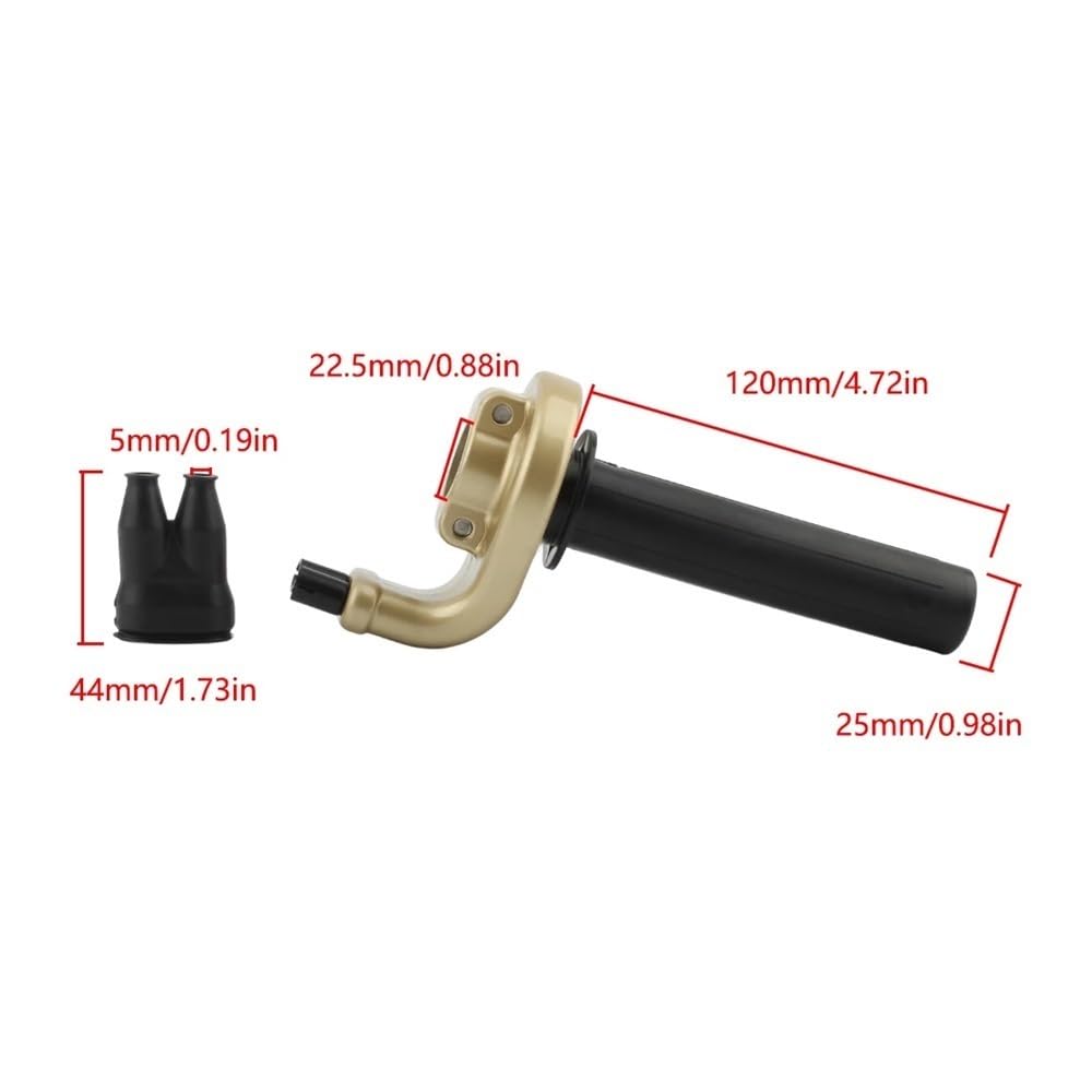 Manopole universali for acceleratore a rotazione rapida for acceleratore for moto, adatte for parti di bici da cross ATV Yamaha Honda Kawasaki KTM Motocross parte