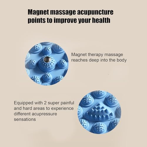 Tapis de massage des pieds ergonomique et demi-lune pour relaxation à la maison
