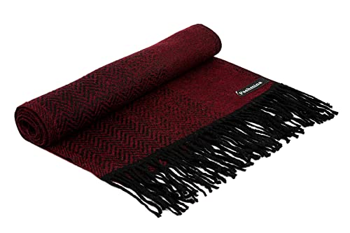 Bufanda AMOLDO de lana acrílica a cuadros stola casual unisex para invierno 5