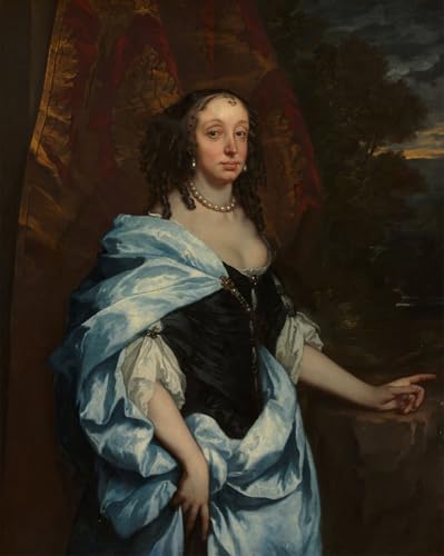 Impressions d'art mural portrait de Mme Leneve Peter Lely 60x90