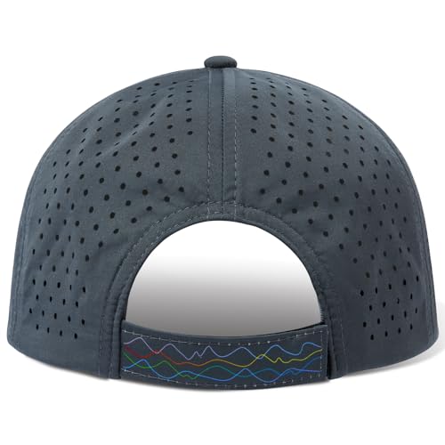 Uvsai Upf 50+ Performance Water Resistant Baseball Cap Lightweight Breathable Hat Golf Running Boat Hiking For Men Women Dark Grey thumb #4