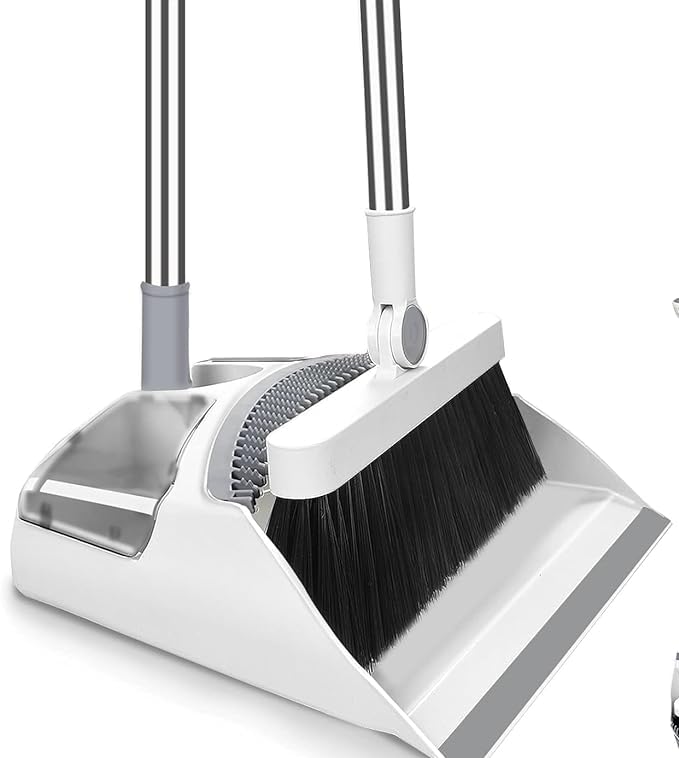 GNEY Broom and Dustpan Set - Self-Cleaning Broom Bristles - Ideal Kitchen, Home and Lobby Broom and Dustpan Combo - Premium Brush, Wisp and Dust Cleaner (Design 4) (B0BDRKGC9R) Amazon Price History, Amazon Price Tracker