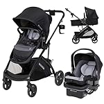 Baby Trend Passport® Switch 6-in-1 Modular Stroller Travel System with EZ-Lift™ PLUS Infant Car Seat, Dash Black