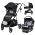 Baby Trend Passport Switch 6-in-1 Modular Stroller Travel System with EZ-LiftTM Plus Infant Car Seat, Dash Black