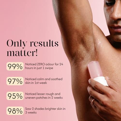 Image of Phitku Crystal Roll On with Rose Extract | Natural Alum | Brightens Dark Underarms, Controls Body Odour | Fragrance-Free & Alcohol Free | Men & Women | 100g