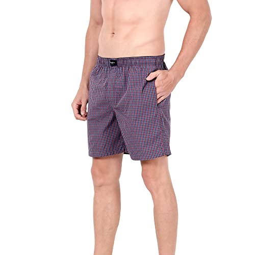 Image of Pepe Jeans Men's Cotton Classic Relaxed Checkered Boxer Shorts