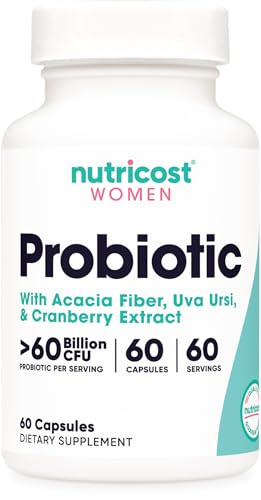 Nutricost Nutricost Probiotic for Women (60 Billion CFU) 60 Capsules, Gluten-Free sold by Nutricost - Amazon Seller - US