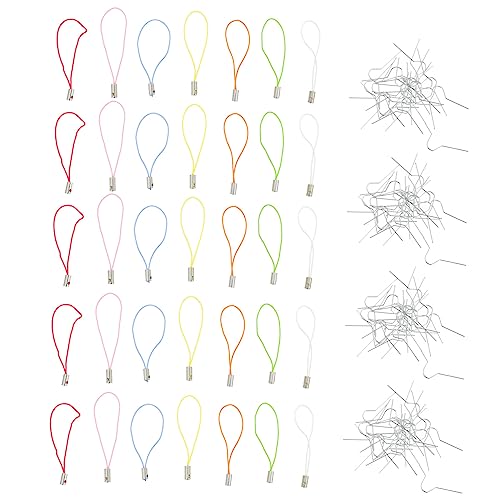 GANAZONO 100pcs DIY Chain with Hooks Durable Hanging Chain Accessory for Easter Decorations Lightweight Pendant Ornament Kit for Crafts and Boys and Girls Hands Activities
