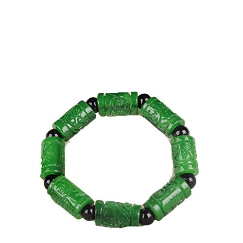 Bracelet Passepartout en jade naturel fer vert, élégance au quotidien