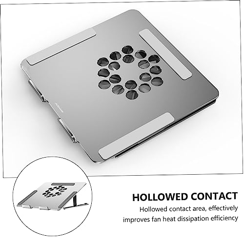 Base con ventilador para laptop altura ajustable y enfriamiento USB miniatura 7