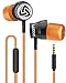 LUDOS TURBO Auricolari In-Ear Cuffie Ergonomiche alla Moda, Cuffiette con Microfono, Nuovo Memory Foam, Cavo Resistente, Bassi, per Samsung, iPhone, Huawei