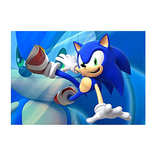 Painel de Festa Decorativo Sonic - 1 Unidade