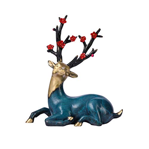 Cerf en cuivre décoration de voiture et maison pour une ambiance zen