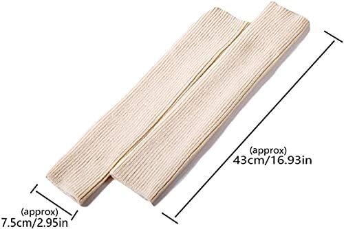 Image of YUANQIAN Women Winter Extra Soft Long Legwarmer Warmer Knitted Stirrup Leg Warmers for Yoga Ballet Dance