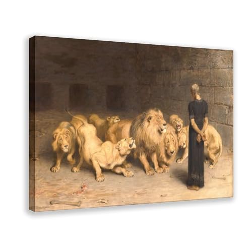 Impression sur toile Briton Riviere cadre suspendu déco murale salon bureau 50x76cm