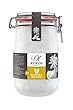 ÖLMÜHLE SOLLING - BIO Kokosöl ; 100% natives Bio-Kokosnussöl ; Ideal geeignet zum Braten, Backen und Frittieren, als Haut-& Haarpflege sowie für Hunde und Katzen ; Inhalt: 1 L im Bügel-Glas