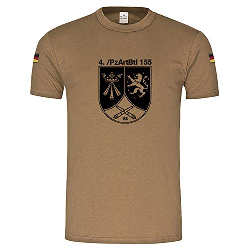 T-shirt Bundeswehr vert Copytec BW Tropen Panzerartilleriebataillon 155