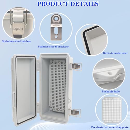 Boîte de jonction électrique IP67 extérieure pour stopper les courts-circuits - 3