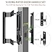 Young Dance Sliding Glass Door Handle Set with Lock - Easy to Install,Patio Sliding Door Handle Fits for 1 to 1-1/8 Door Thickness,6-5/8