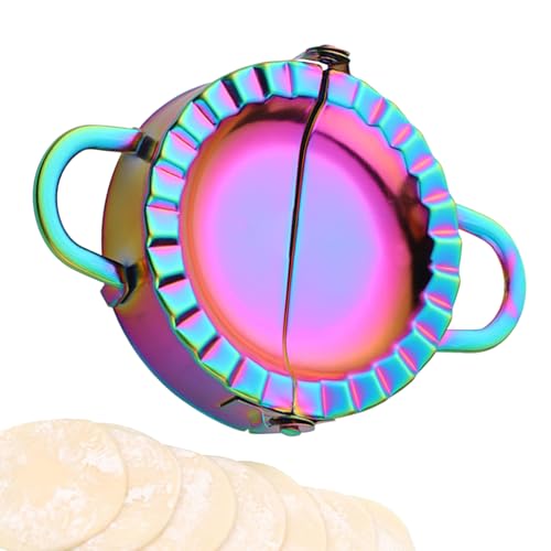 Fangfhai Prensa selladora de tortillas, prensa de albóndigas de cocina, herramienta de fabricación de tortillas, de acero inoxidable, para cenas nocturnas de semana, desarrolladores de recetas