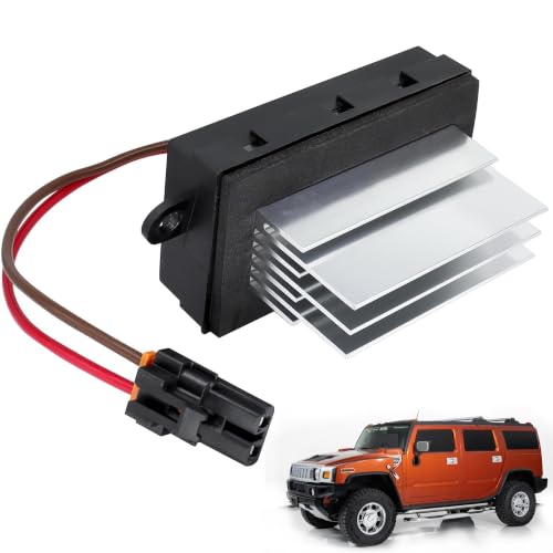 Image of Blower Motor Resistor Heater Fan Control Module Compatible with Hummer H2 2003-2007 Replace 19331830 19329838 89023355 93803637 88986529 15-80388 15-80655 15-80911 19331830 3GSH-19E624-CA