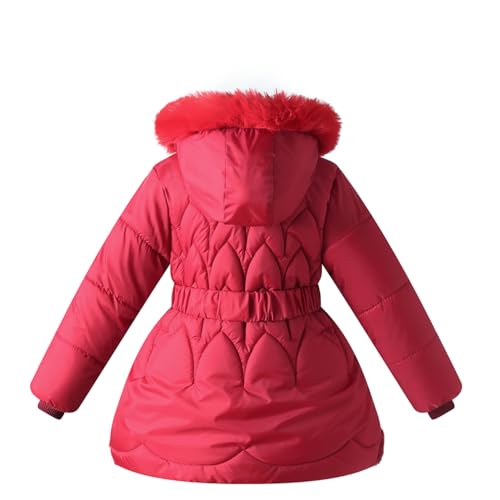 Girl Winter Dress Coat Heavyweight Outwear Snow Puffer Jacket Kids Parka Clothes2
