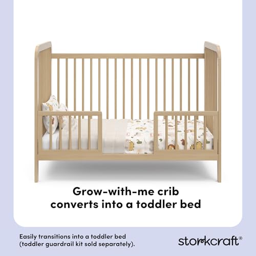 Image of Storkcraft Pasadena 3-in-1 Convertible Crib, Driftwood