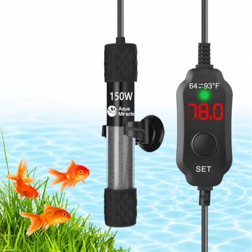 AquaMiracle Aquarium Heater 150W Fish Tank Heater...