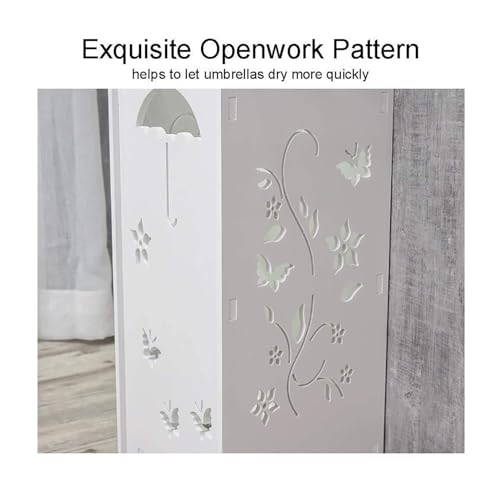 Porte-parapluies moderne et support autoportant de rangement pour entrée de maison - 4