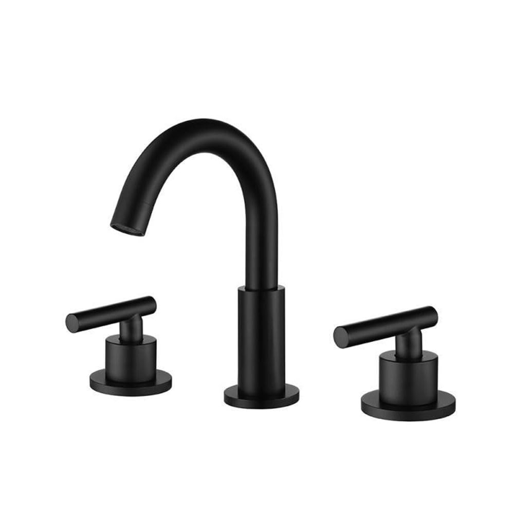Robinet mitigeur moderne en laiton noir pour remplacer votre ancienne robinetterie de lavabo