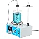 VEVOR Magnetrührer mit Heizplatte 1500 U/min 250 W Heizleistung, Rührplatte, 1000 ml Rührer-Set mit einstellbarem RPM-Taste & Stützständer & Rührstäben, max. 99,9 °C, LED-Anzeige, weiß