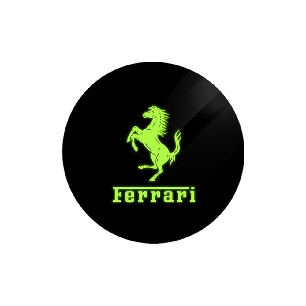 2 Pcs Car Cup Coasters for Ferrari 275 GTB 1964-1968, Holder Coaster Pad Liner Embedded Holder Mats Vehicle Drink Mat‌ Cup Tray Cushion,A