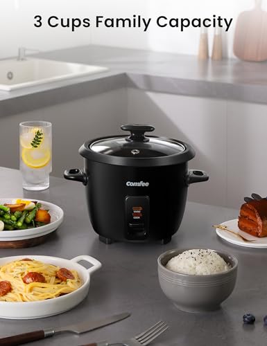 Black Rice Cooker for Soups, Stews, Grains, and Oatmeal
Target Audience: The specified audience remains unspecified in the original title.