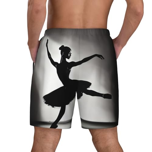 Short de bain homme avec doublure compression et séchage rapide