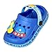 JUXI Toddler Clogs Girls Boys Clogs Garden Shoes Cartoon Slides Toddler Sandals Beach Kids Slippers (Pink,9)