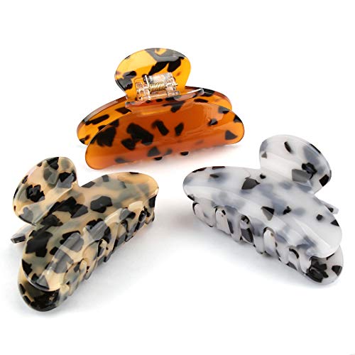 Hair Clips for Women 3.4 Inch Medium KICOSY Hair Claw Clips Hair Clip Claw Hair Clips for Thick Hair Banana Clips Hair Claw Clips for Thick Hair Claws Clips for Hair Cute Hair Clips Banana Hair Clips