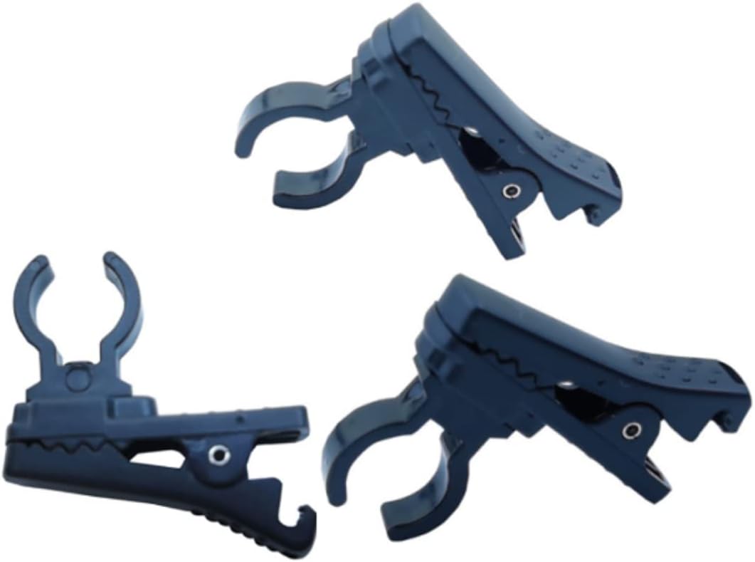 KicadaLavalier Microphone Clip, 3PCS ABS Plastic Tie Clips Lapel Microphone Replacement Kit, 6.5mm Collar Clip for Sony UWP Saramonic Sennheiser Boya Lavalier Mics Lapel Clip