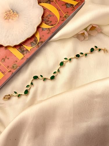 Image of Anti-Tarnish Tulip Bracelet for Women Stylish | Gold Plated Bracelet for Women | Fairy Bloom Rapunzel Bracelets | Daily Wear Gifting Jewellery | Gift for Anniversary