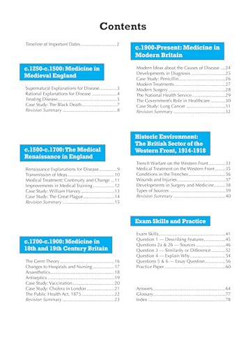 Grade 9-1 GCSE History Edexcel Topic Guide - Medicine in Britain, c1250-Present