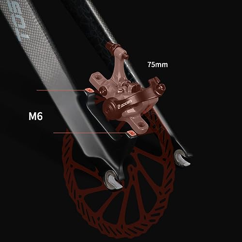 Fourche rigide carbone conique résout le manque de précision VTT 27.5 - 3