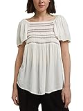 edc by ESPRIT Damen 061CC1F301 Bluse, Off White (110), XS